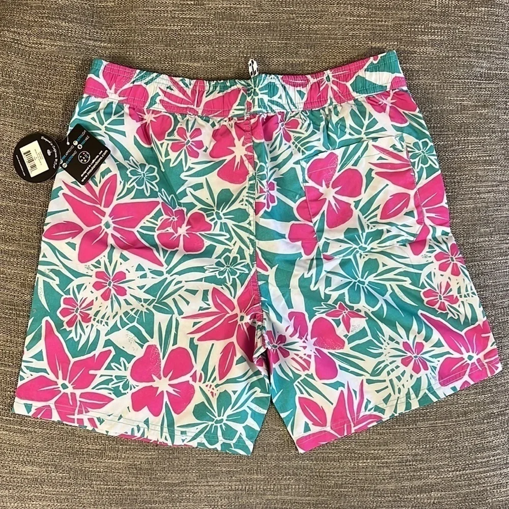 Maui and Sons Surfside Floral Swim Trunks - Picture 2 of 3